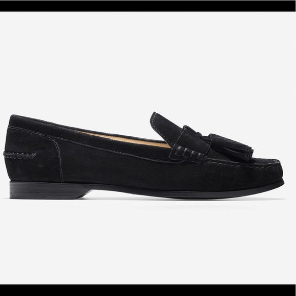 New Cole Haan Suede Tassel Loafers. Like new, gently used. - Picture 6 of 7